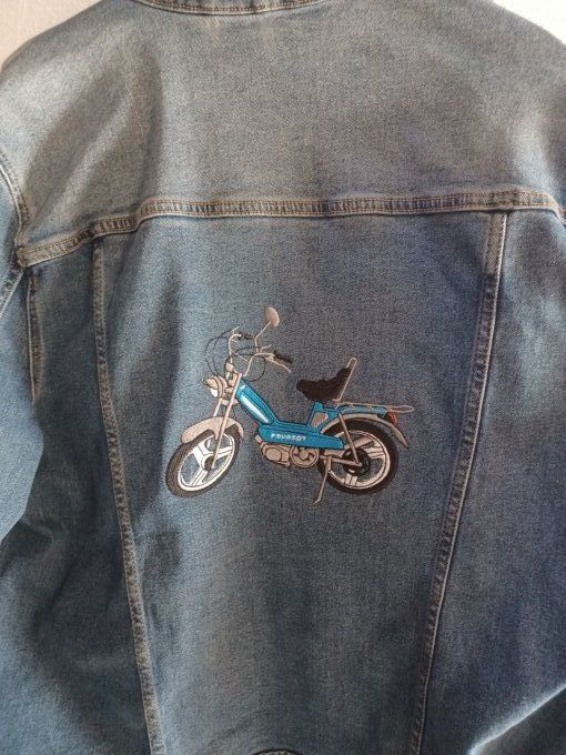 VESTE JEAN's BRODEE MOB 